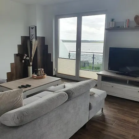 Moderne Mit Balkon Direkt An Der Peene Apartament