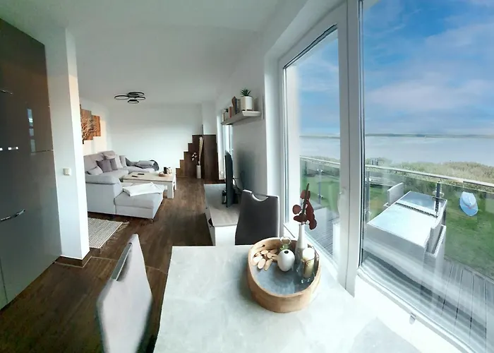 Апартаменты Moderne Mit Balkon Direkt An Der Peene